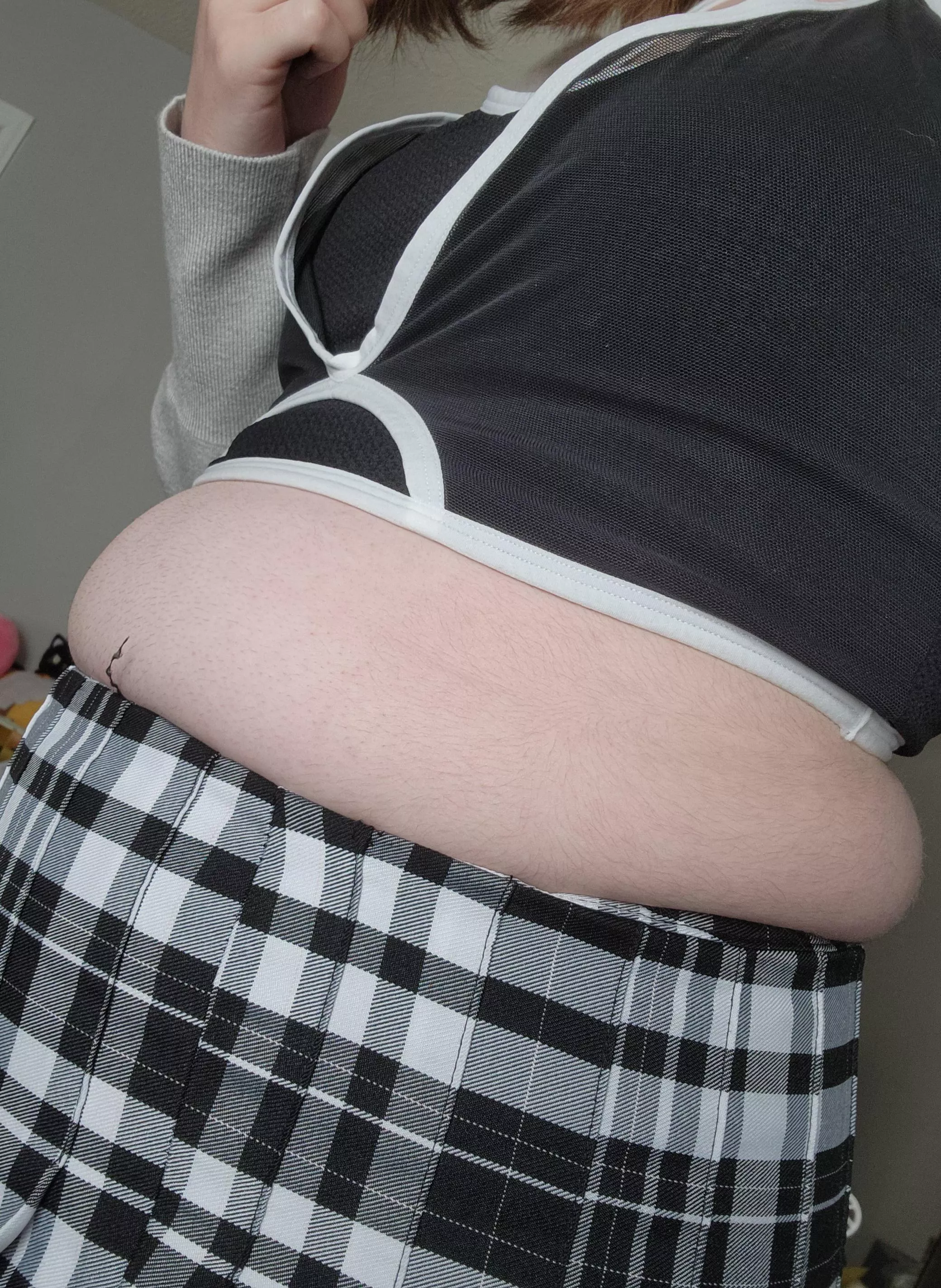 You know I'm thinking this old skirt *might* be a little too small nowadays 