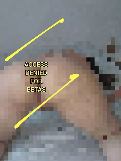 Your beta dick is so small, no wonder you’re a cuck