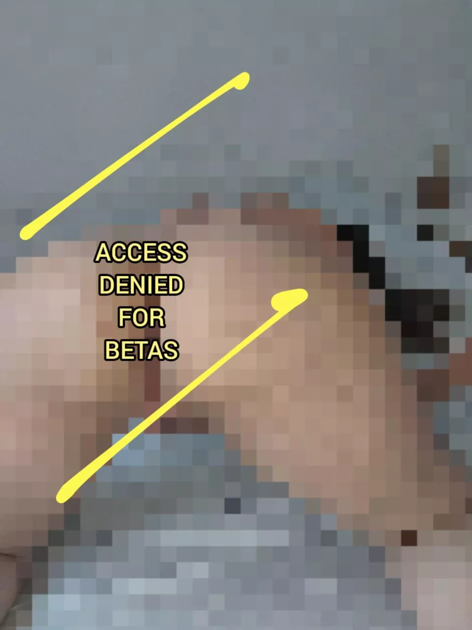 Your beta dick is so small, no wonder you’re a cuck