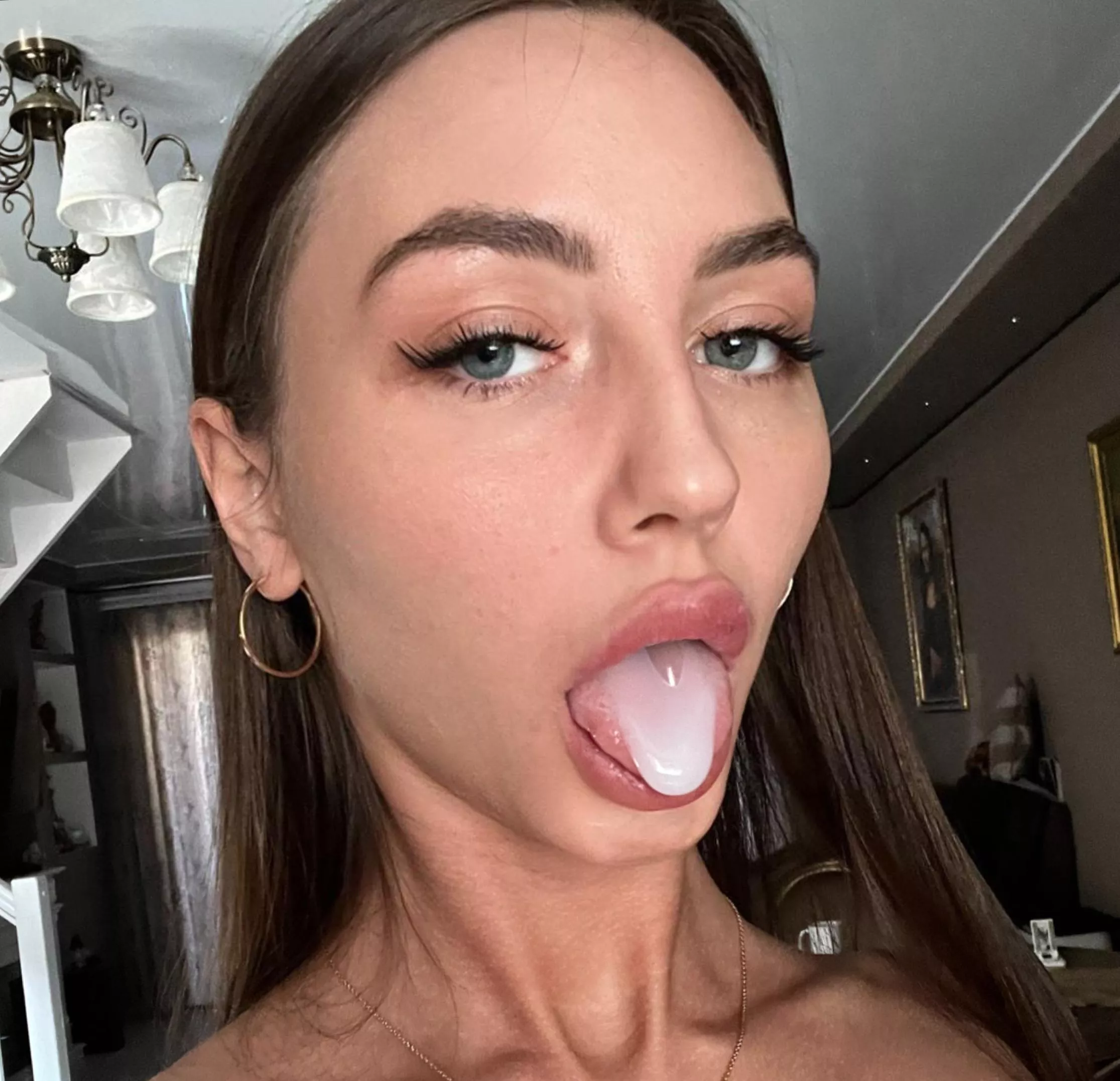 Your cum looks great in my mouth