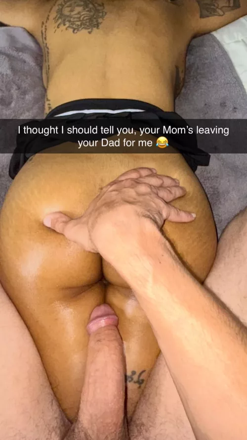 Your Mom is moving in with your Bully to become his full time slut 