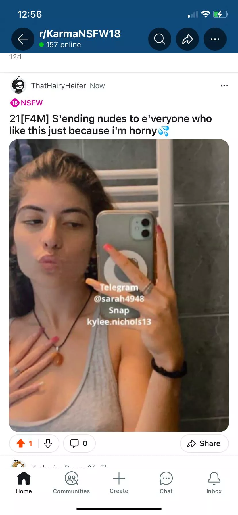 21[F4M] S'ending nudes to e'veryone who like this just because i'm horny💦