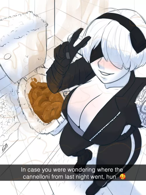 2B filling the toilet