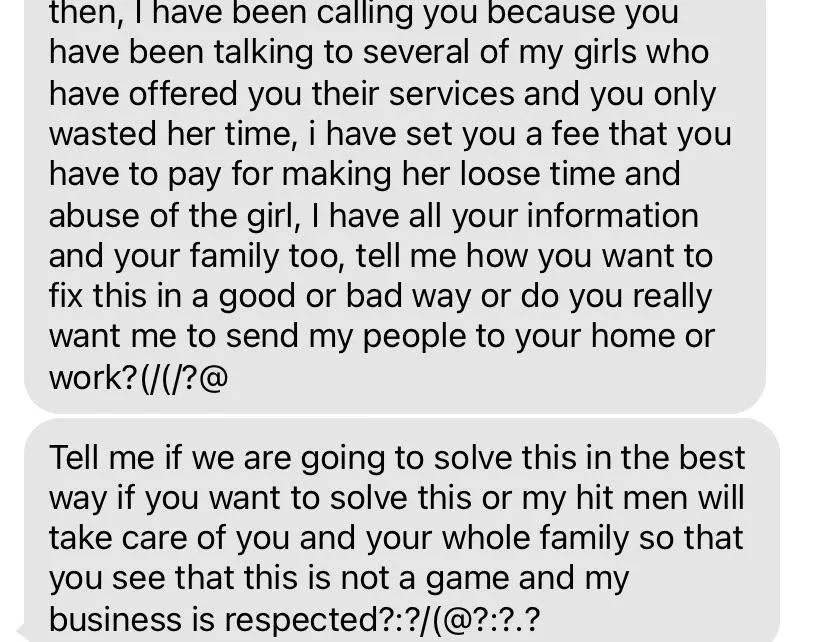 Alleged HK Boss Threatened Me