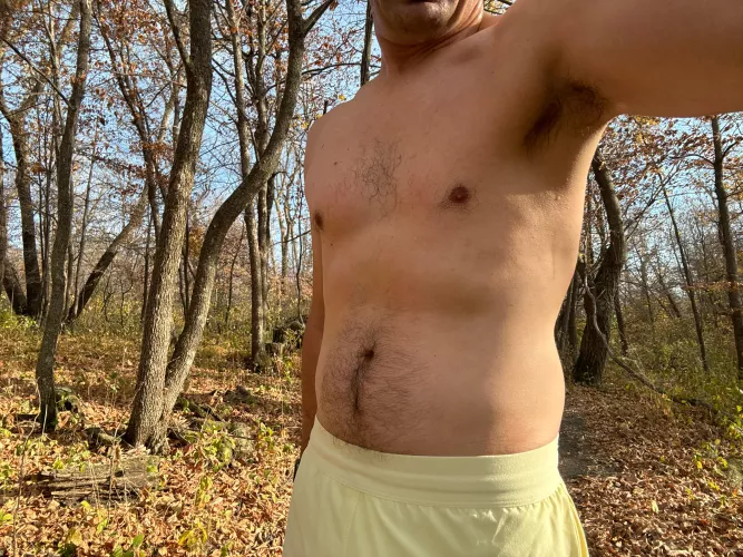 Beautiful day on the trail for some negative splits