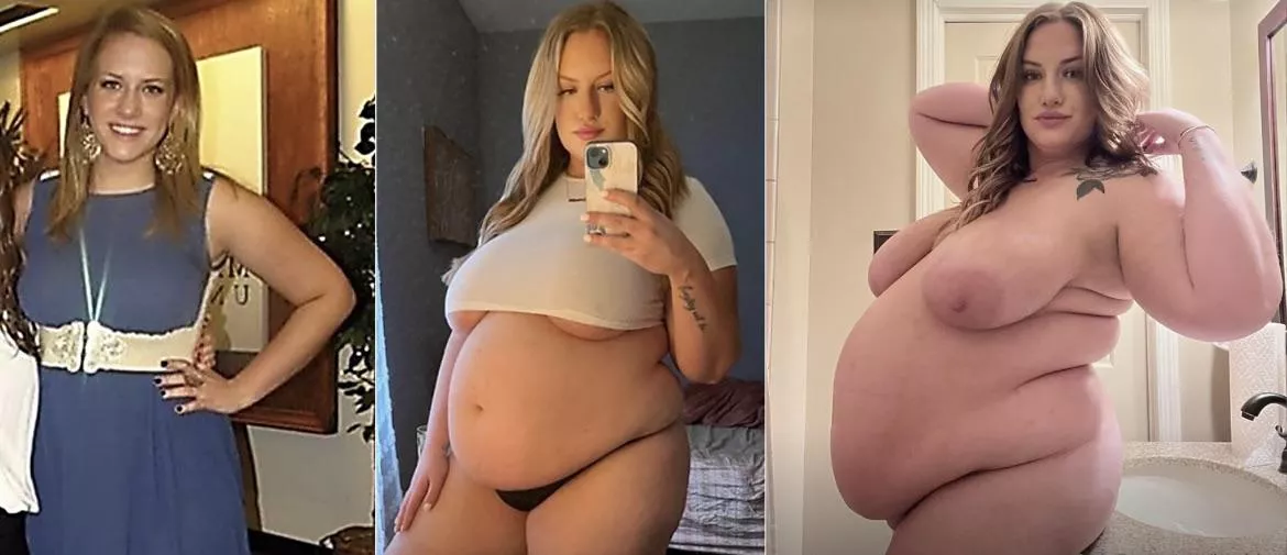 Belly and tits have gotten so big right? 