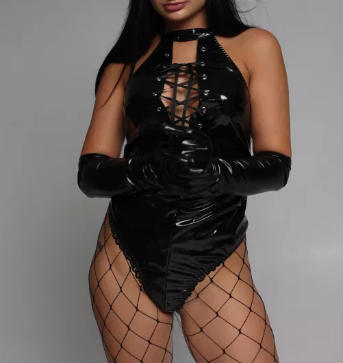 Bodysuit with those tights look so good