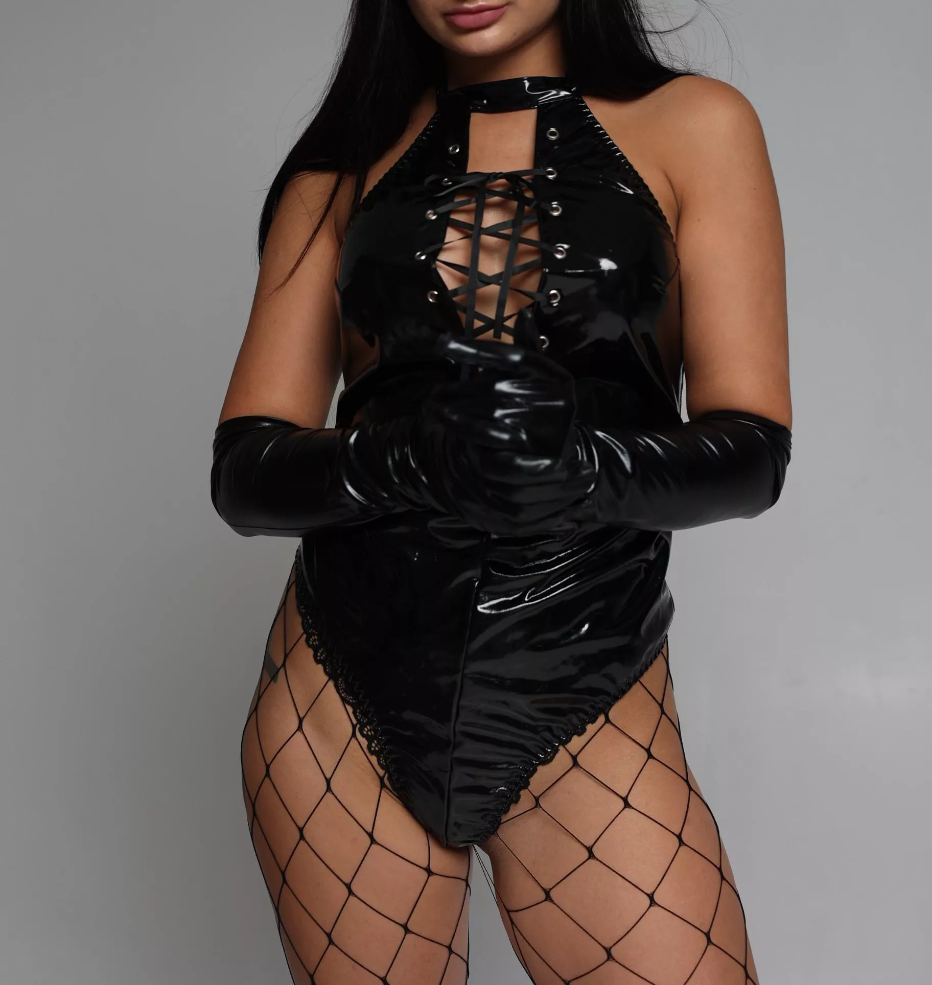 Bodysuit with those tights look so good