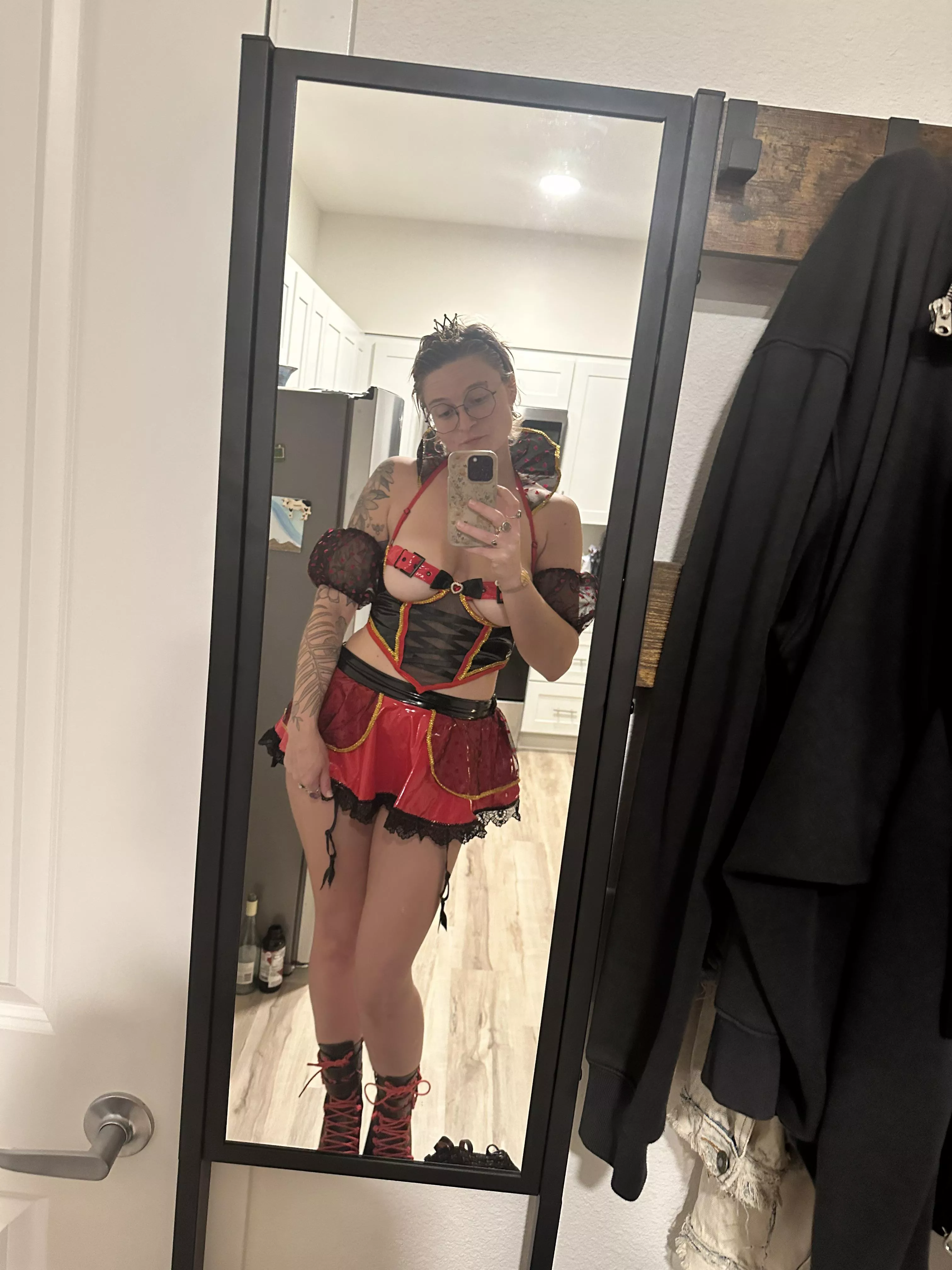 Can you guess what my partner is going as? 