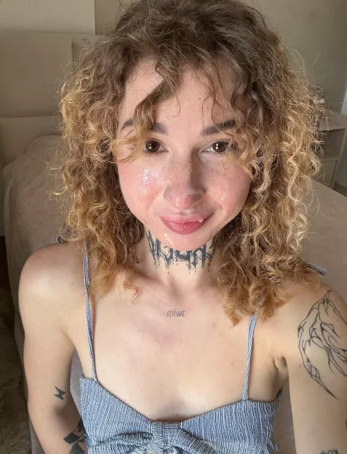 covered his wife in semen