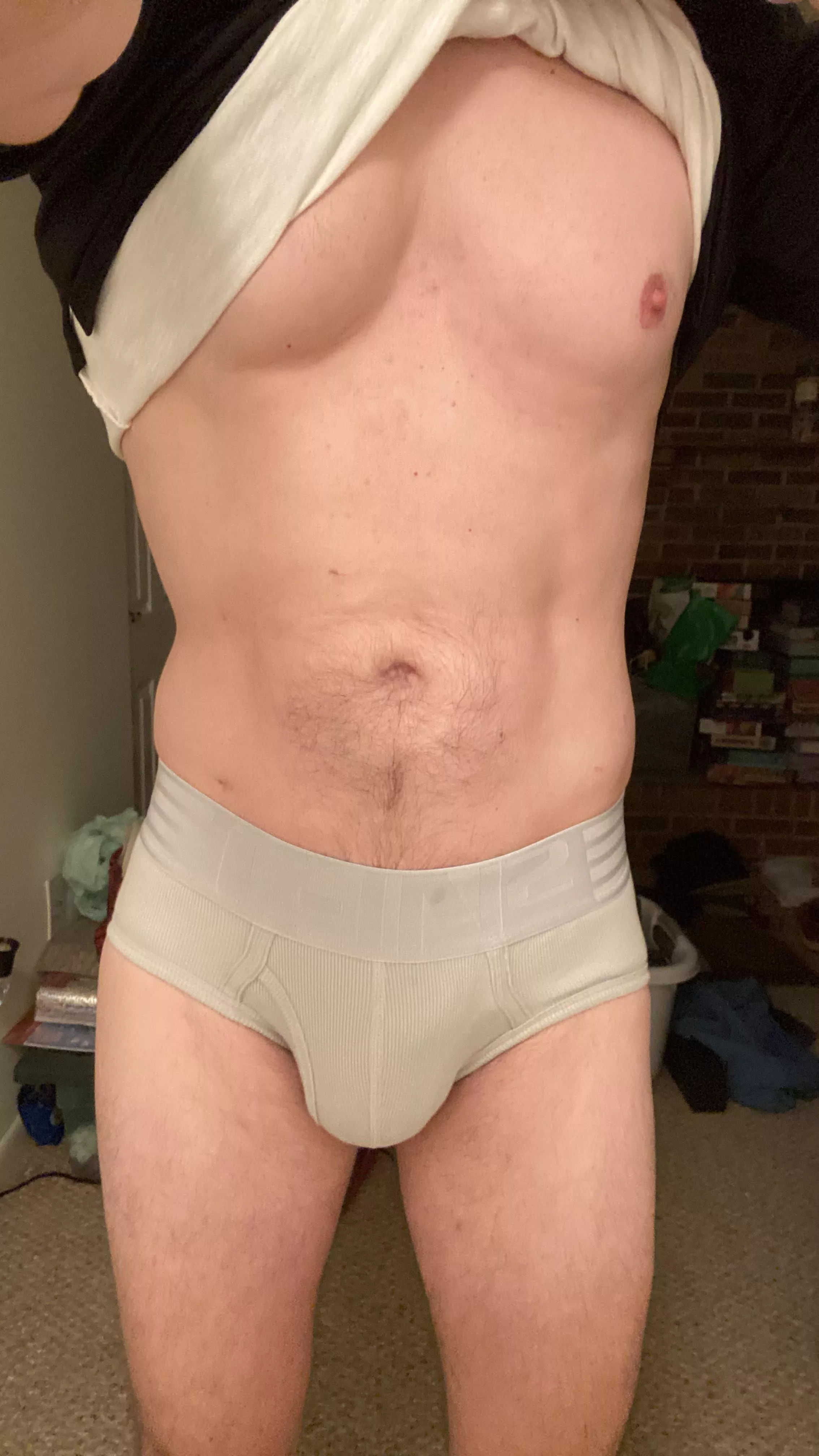Dad’s new C-IN2 briefs. Age 49. 