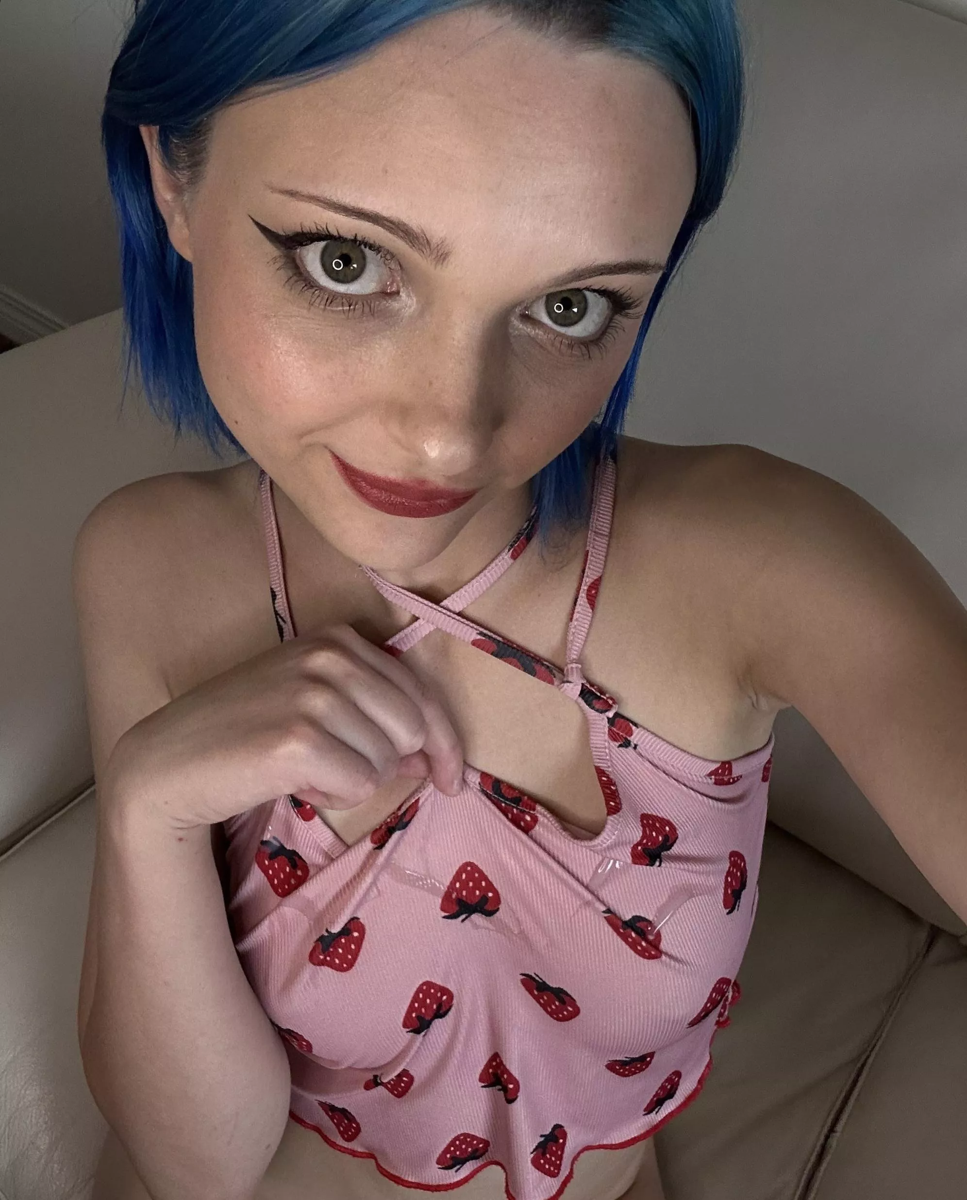 Do you want to taste my strawberry