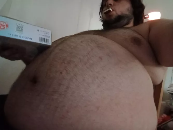 Evolved an addiction for creamy Milk chocolate..whole package 1600kcal 😋