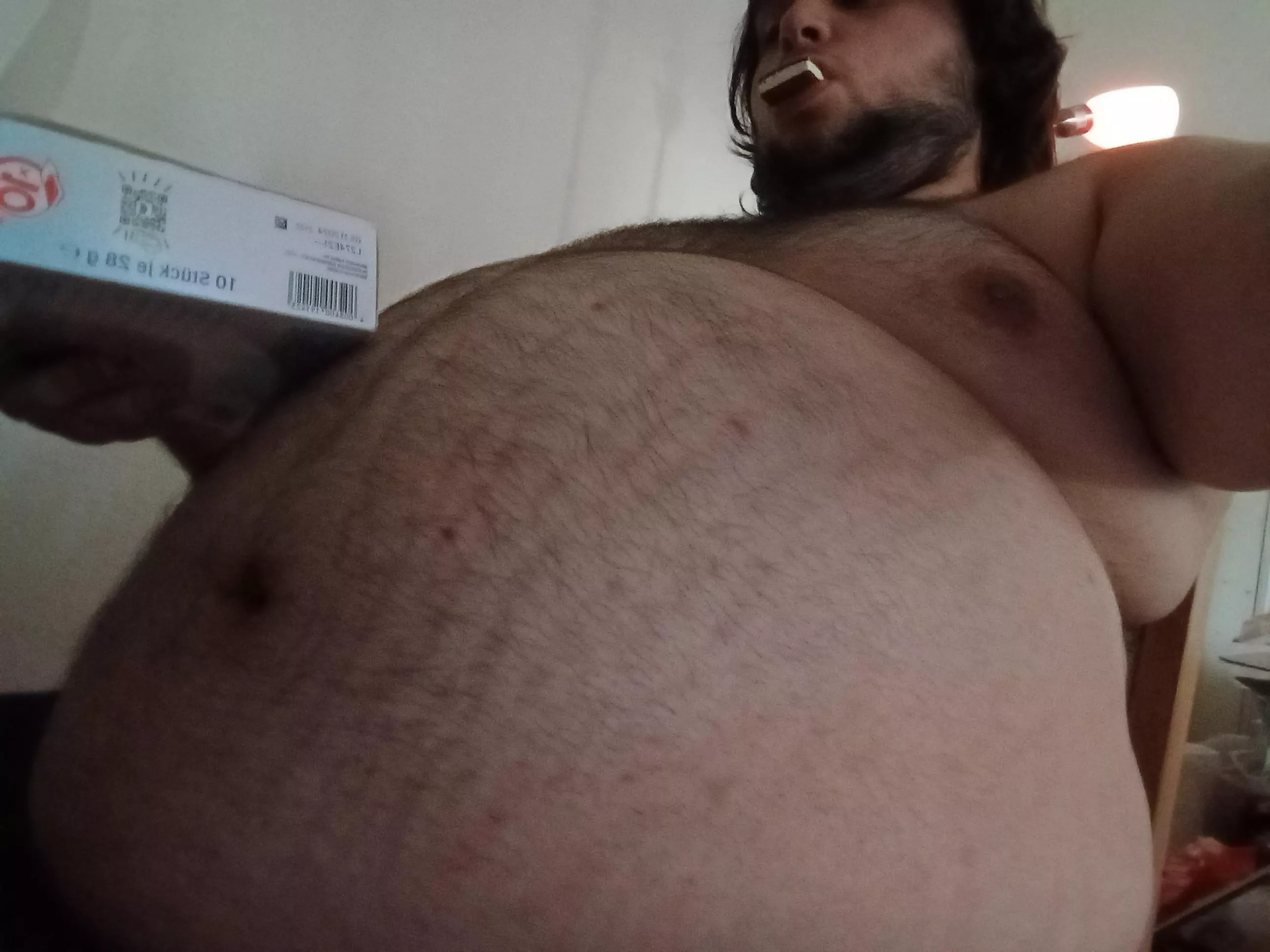 Evolved an addiction for creamy Milk chocolate..whole package 1600kcal 😋