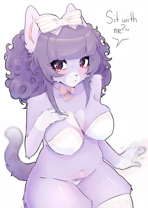 [F] she's lonely... (╥﹏╥) (art by me, takkunaki)