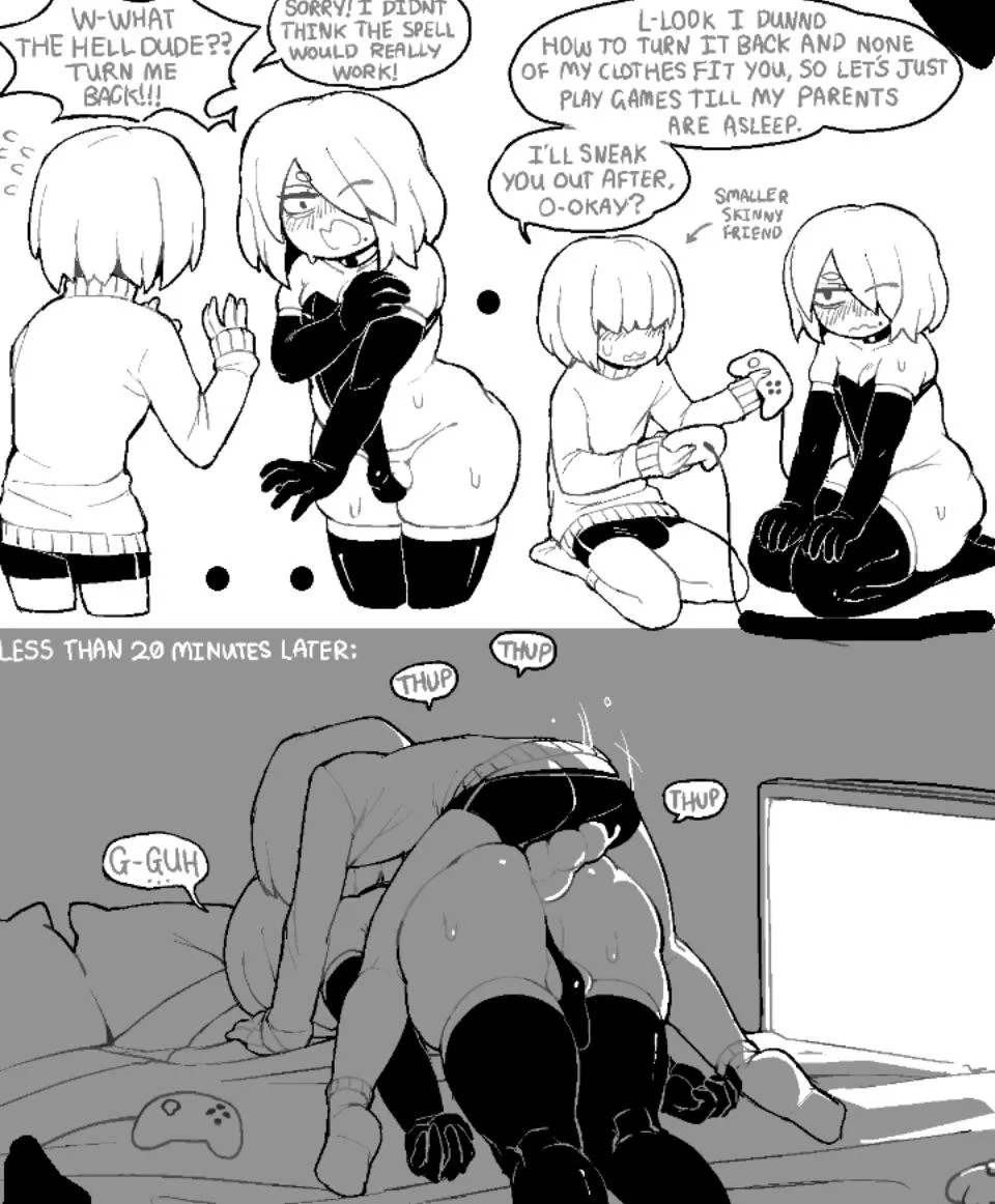 [Fb4Fb] looking to a plot with two best friends and a lot of sexual tension~~