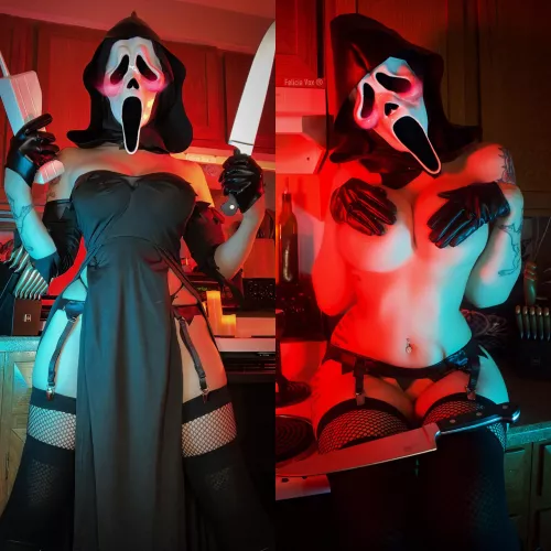 (Felicia Vox) Ghostface-chan cosplay [Scream]