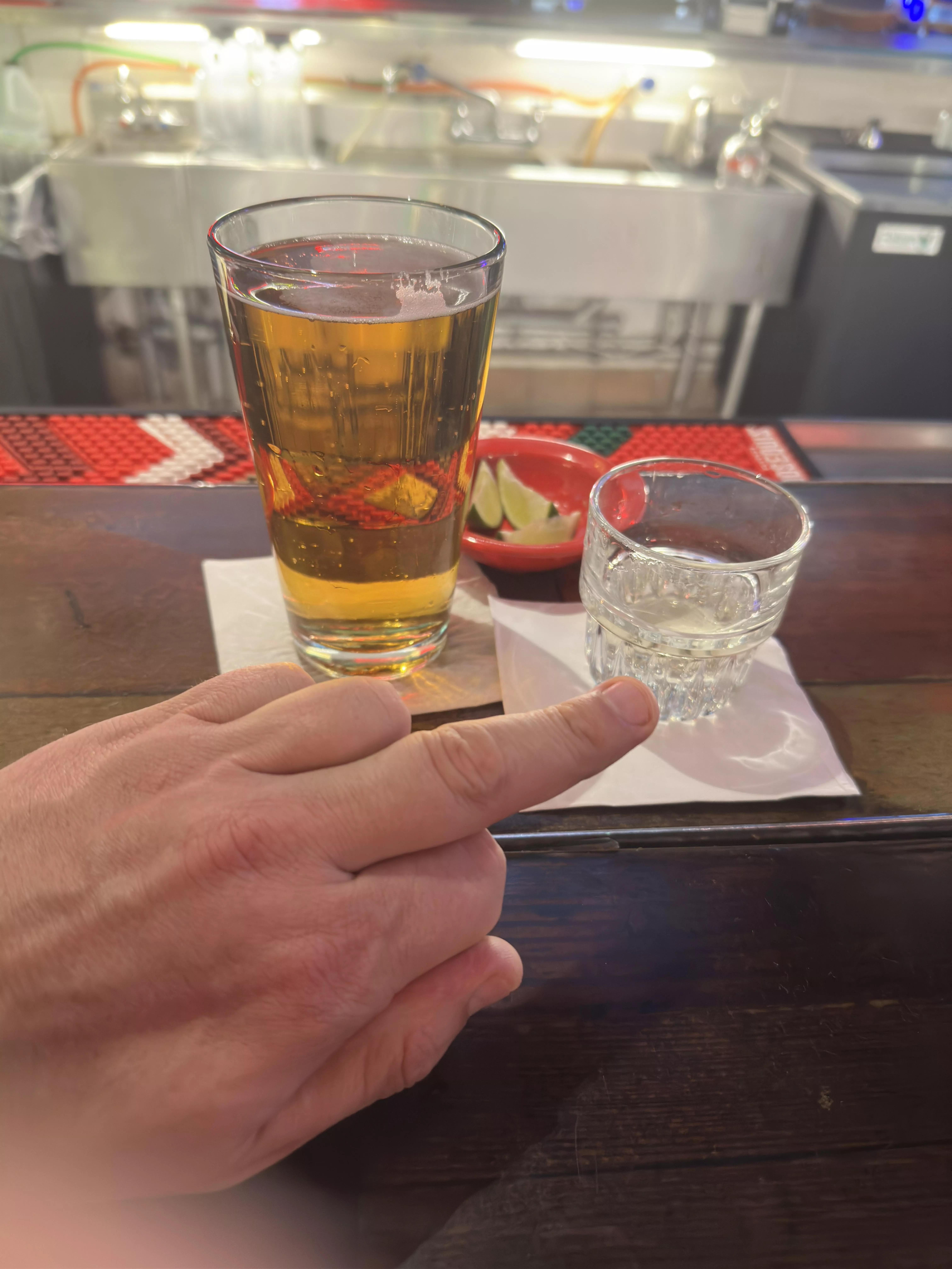 Fuck you, from El Dorado Cantina in Las Vegas.  