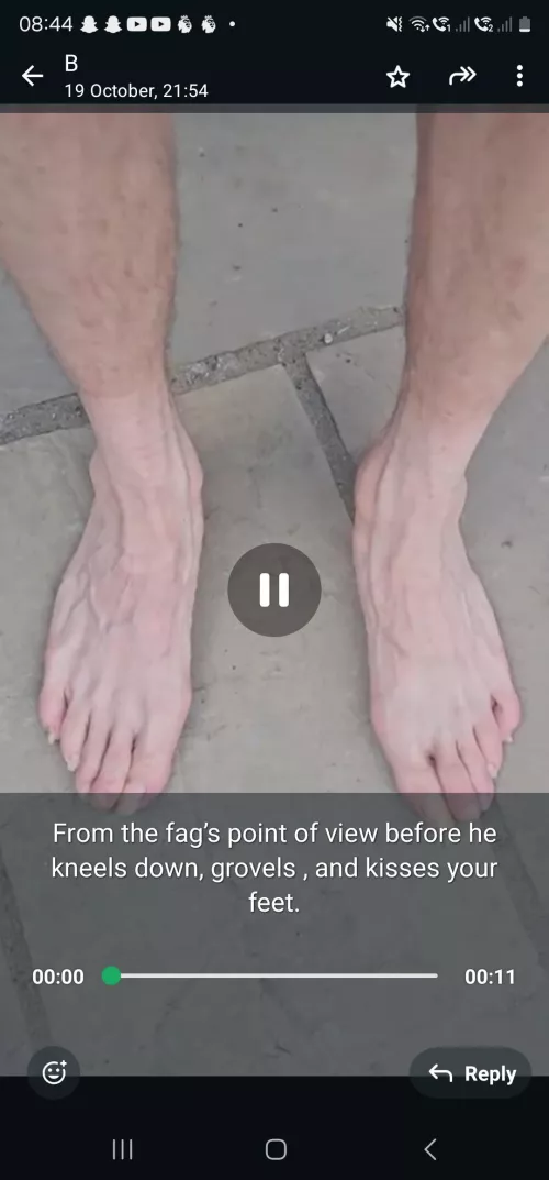 Funny how my feet control the thoughts of weak betafags 