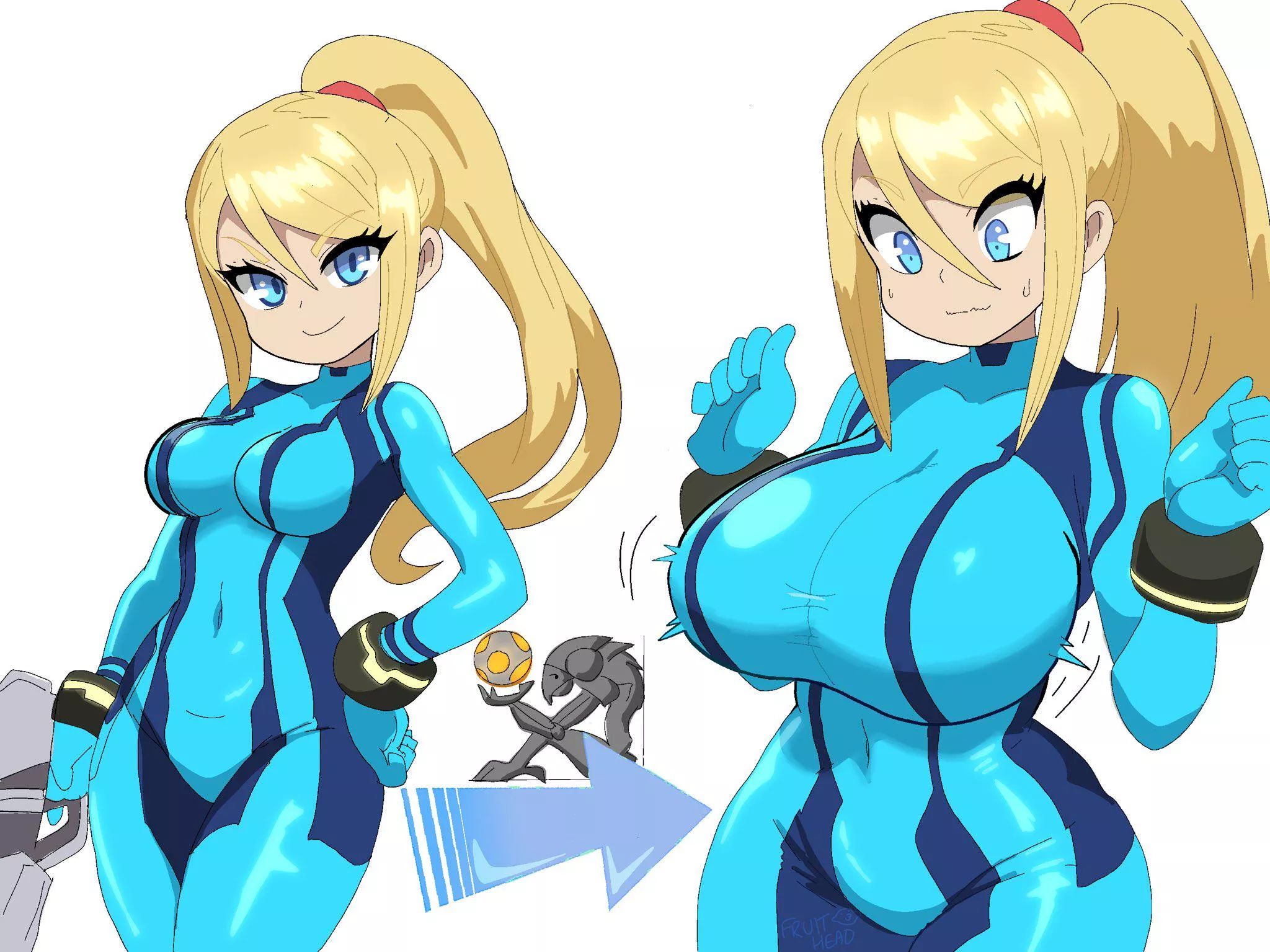 Getting Some Upgrades With Samus (healerart ) [Metroid]