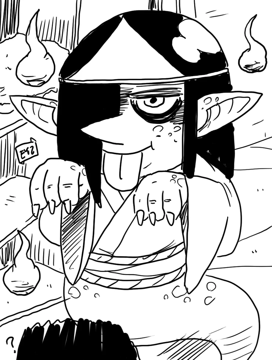 #GobTober Day 18 Haunted Goblin, art by Eyz