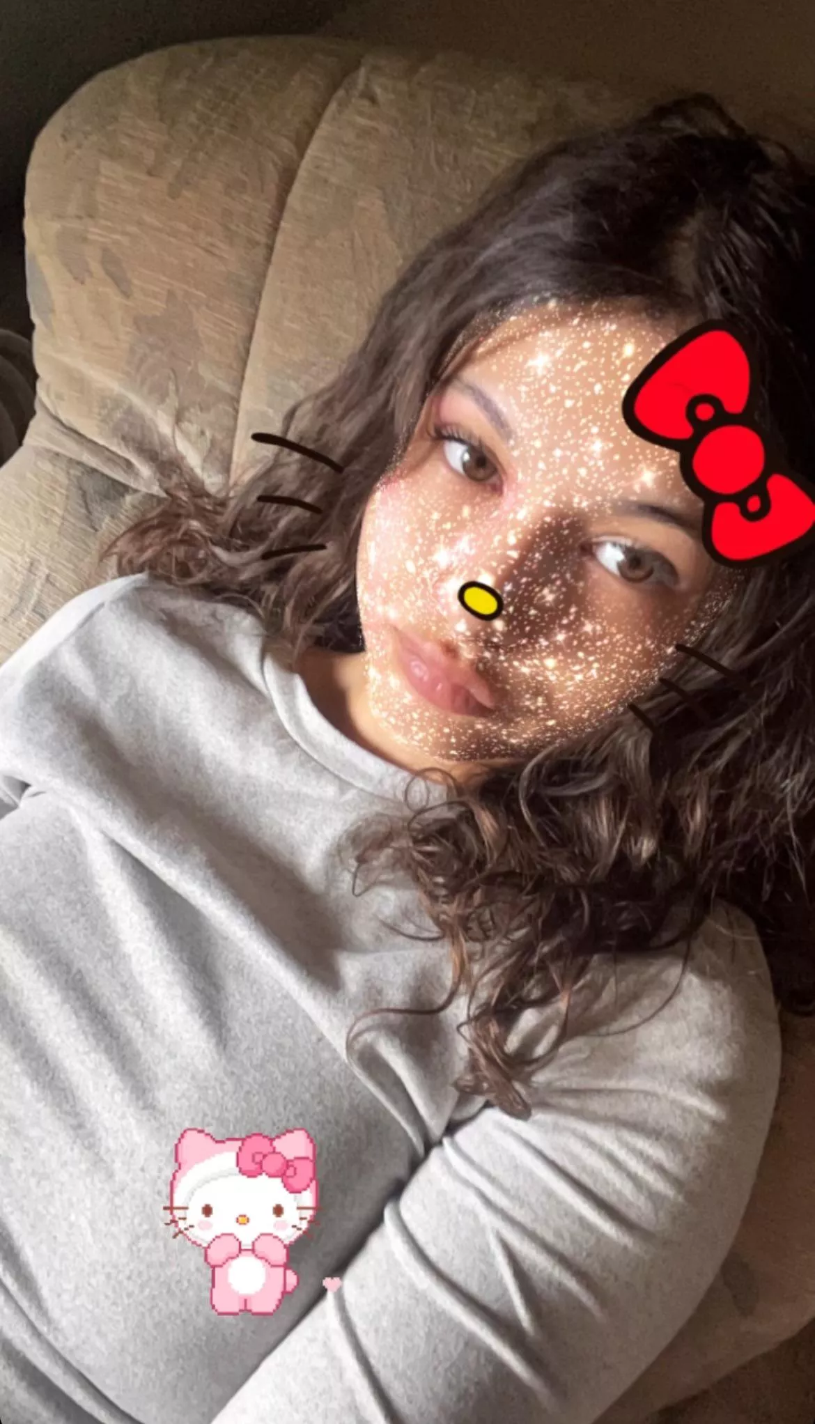 good morning🥰 make us both feel better and send me something nice🙈