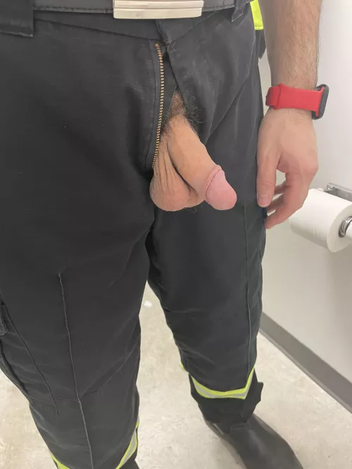 Gotta get a little fresh air on a busy warm night. 