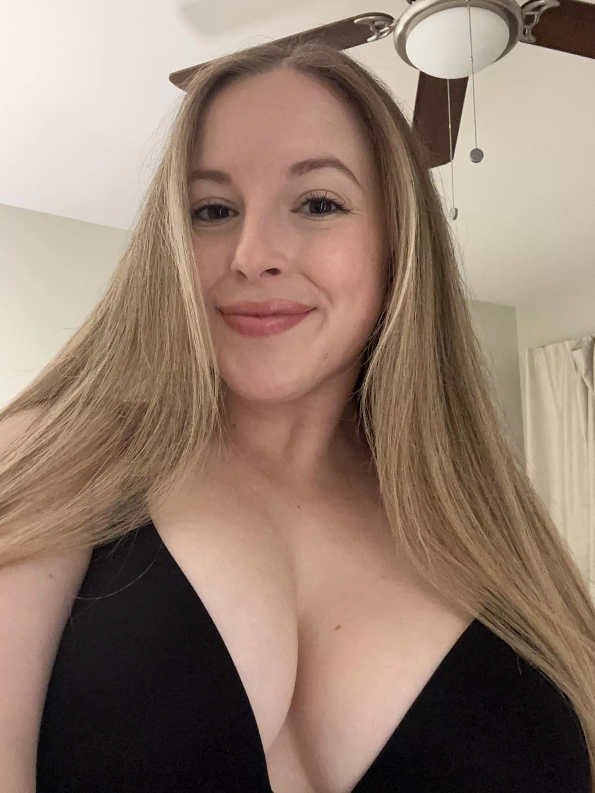 Hard to hide my cleavage in this dress