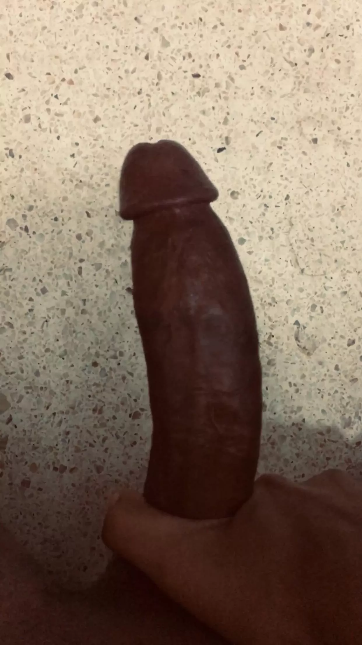 He looks thirsty for a hole 