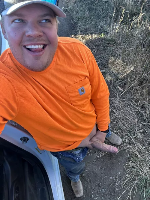 Hope you like a chubby blue collar dick