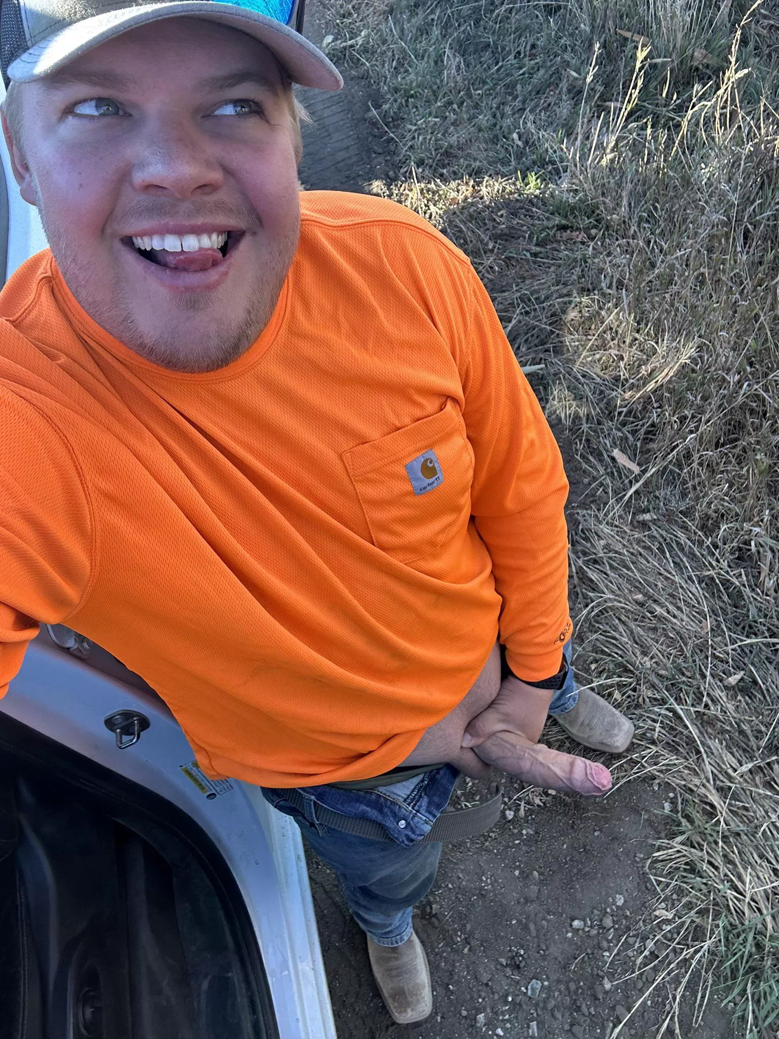 Hope you like a chubby blue collar dick