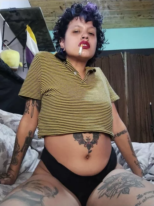 how do you explain that I look sexier with a cigarette between my lips?