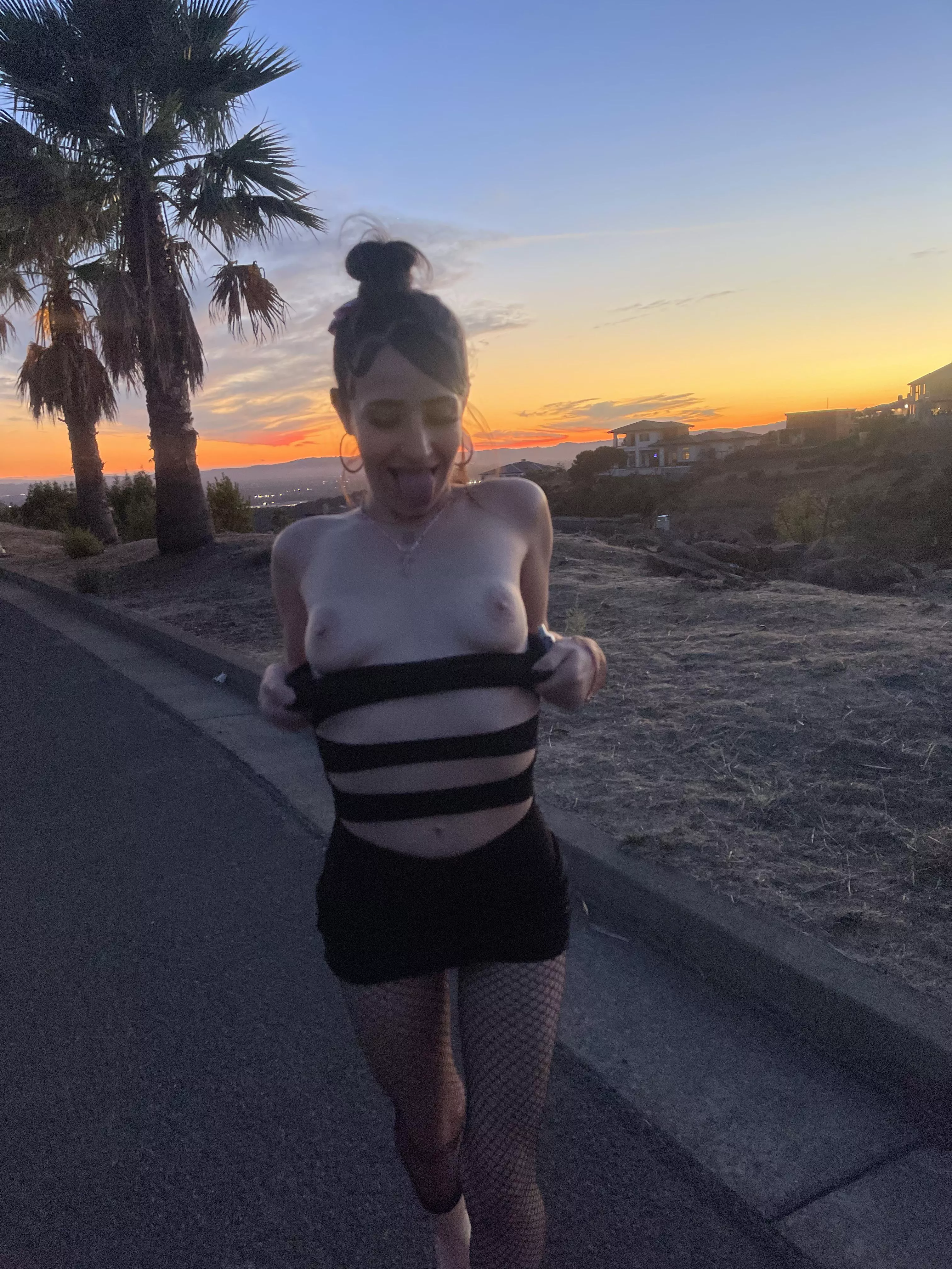 I flashed everyone looking at the view🤣😍