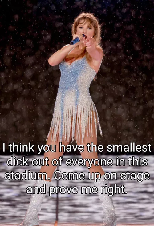 I get the feeling she loves them huge