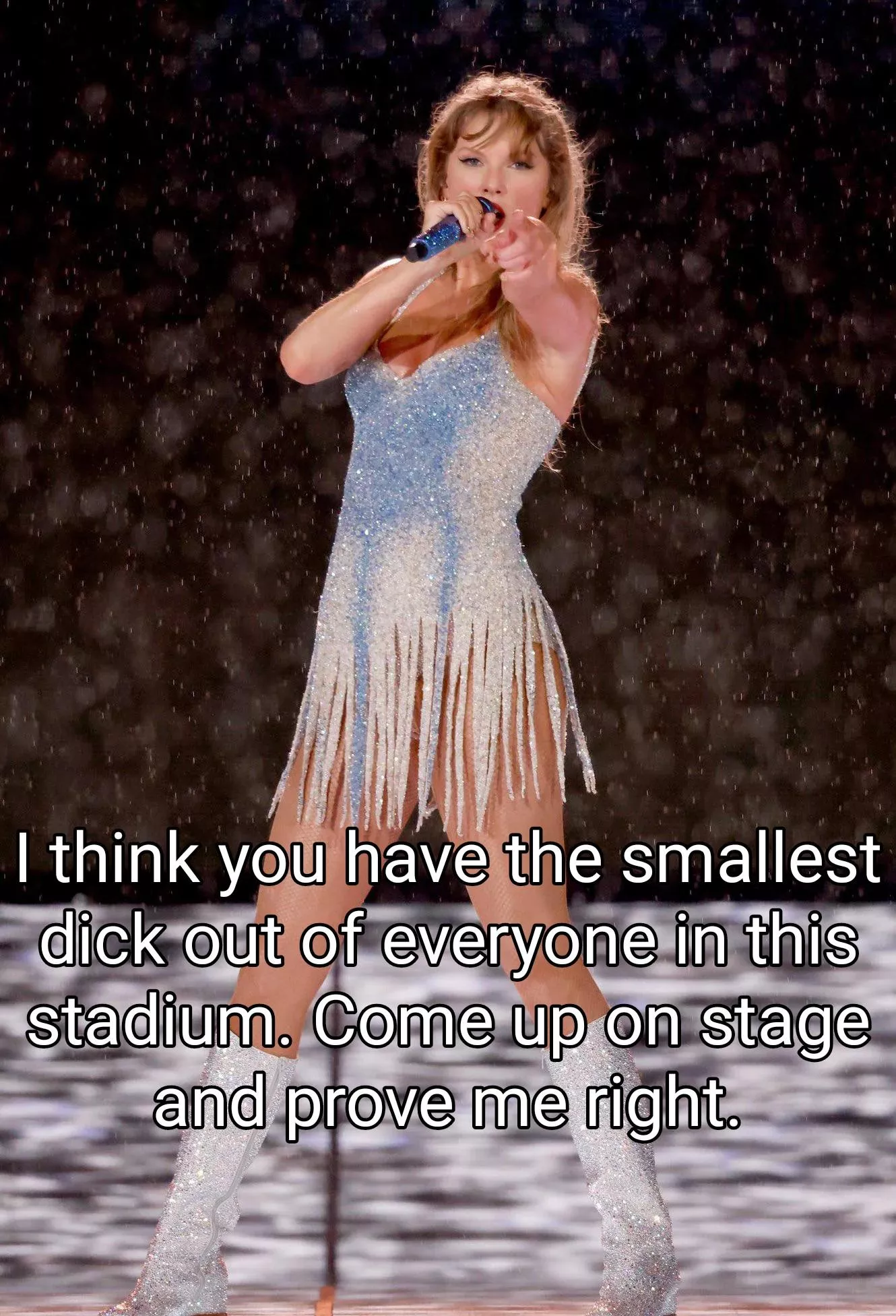 I get the feeling she loves them huge