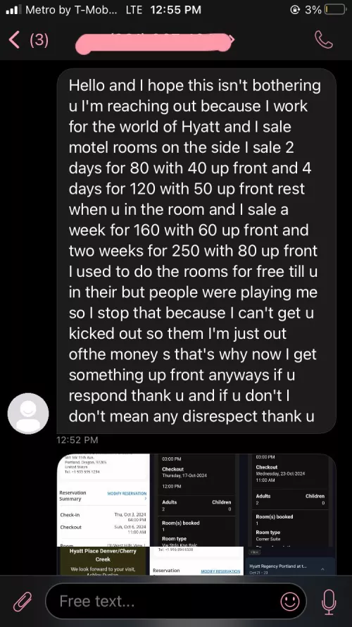 “I hope this isn’t bothering u” 🥱 