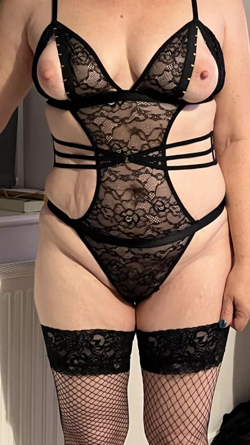 I love black lingerie.
