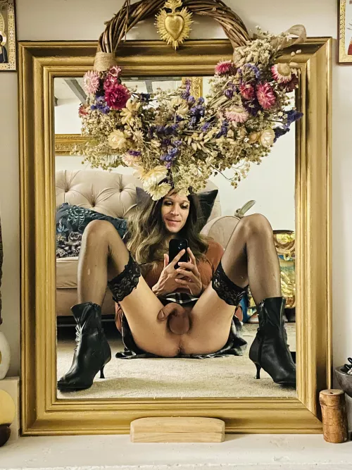 I love this cute pic of me and my little femdick