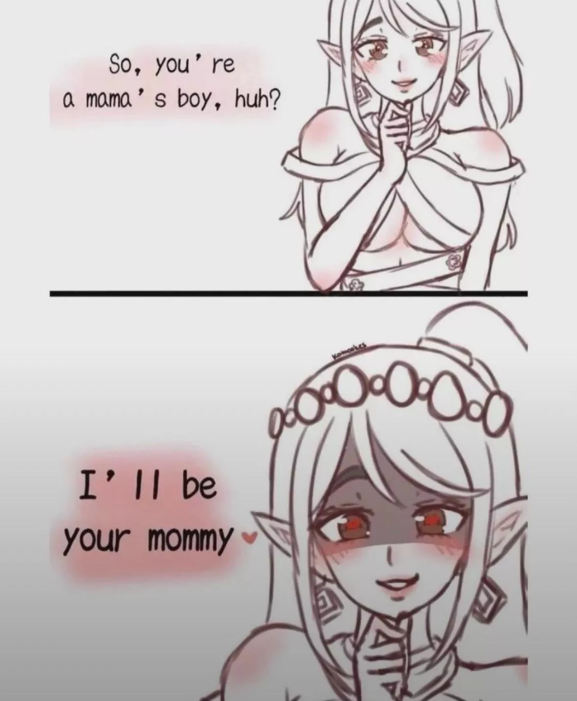 I want to be a mommy for a boy with huge mommy issues~