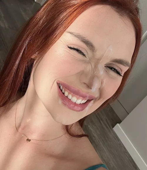 I want your warm cum all over my face