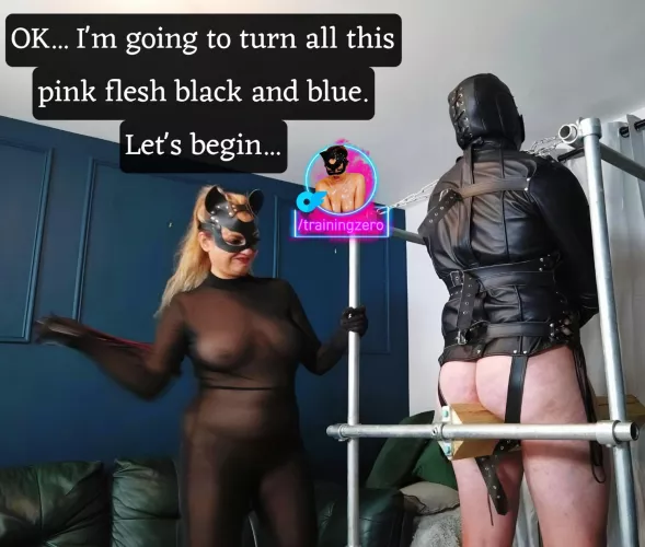 I'm going to turn you black and blue 