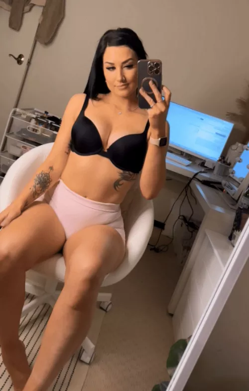 I'm really fortunate to have naturally perky tits.