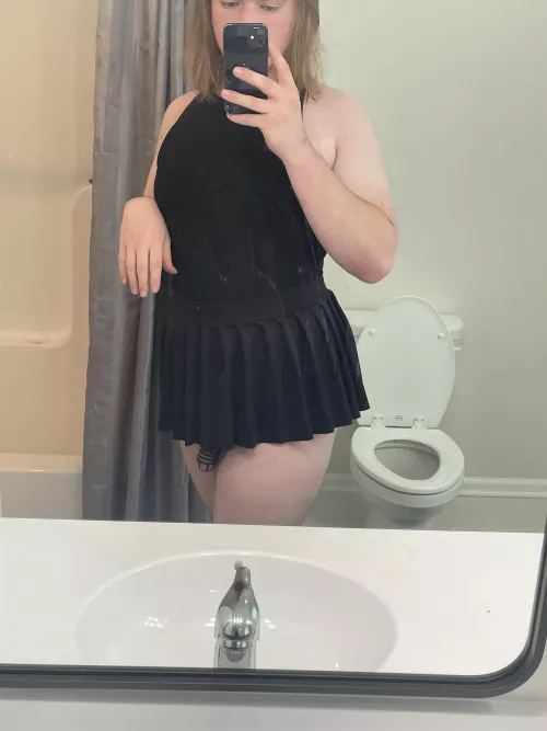 Is my skirt too short? I can’t decide🥺