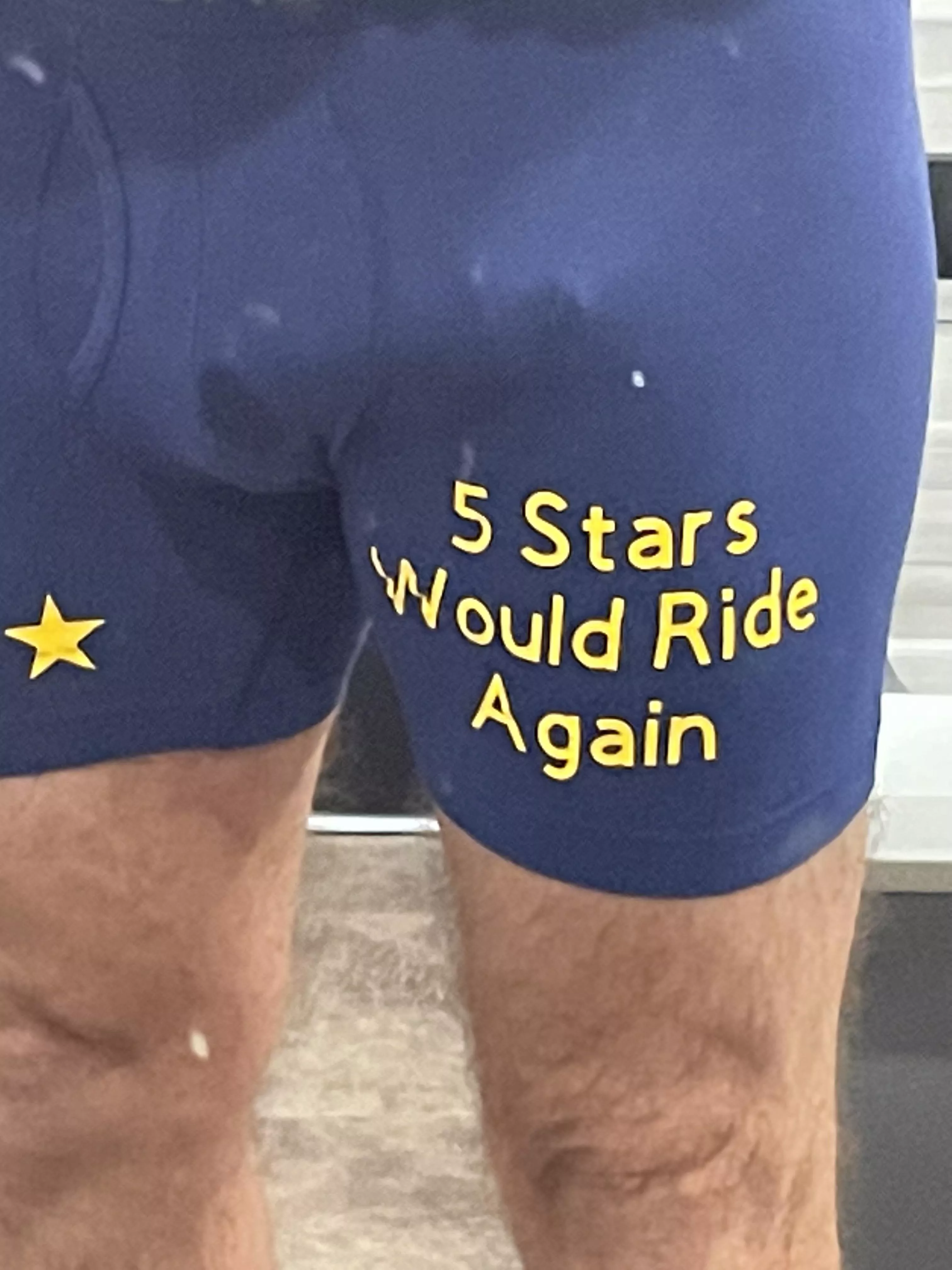 Just out of the tanning bed and slipped these back on