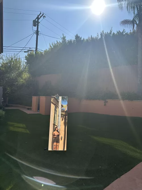 Just tryna give it some vitamin D