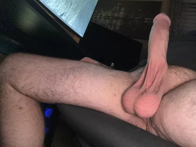 Low Hanging Balls and Fat Cock!