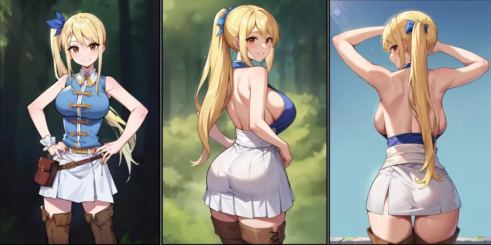 Lucy 3rd outfit three-in-one! (AI)