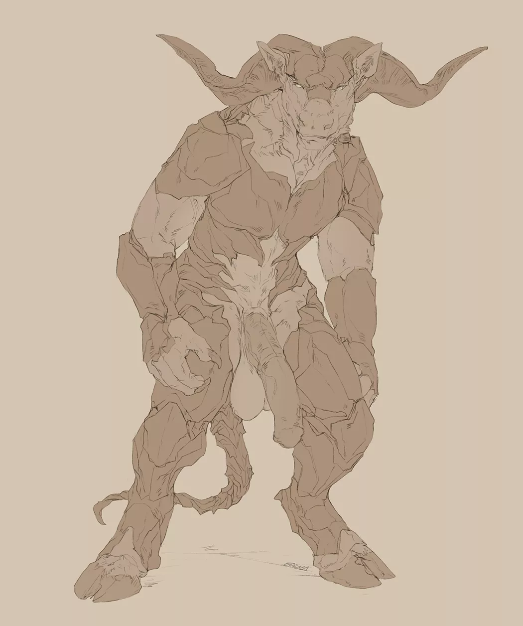 [M4F] A Beastman Warlord conquers an Enclave of Elven Druids, making them his breeding slaves 