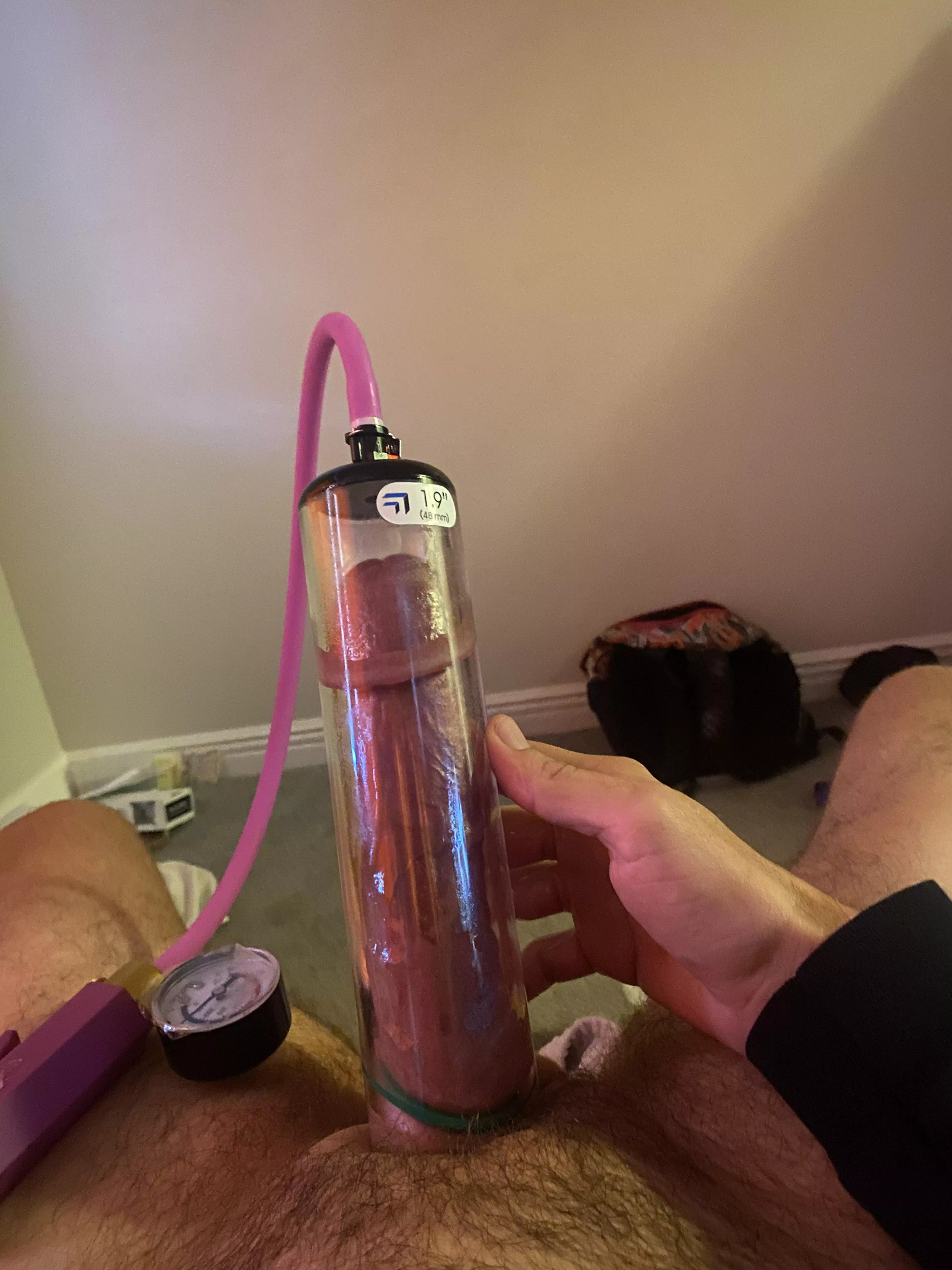 My cock loves the pump