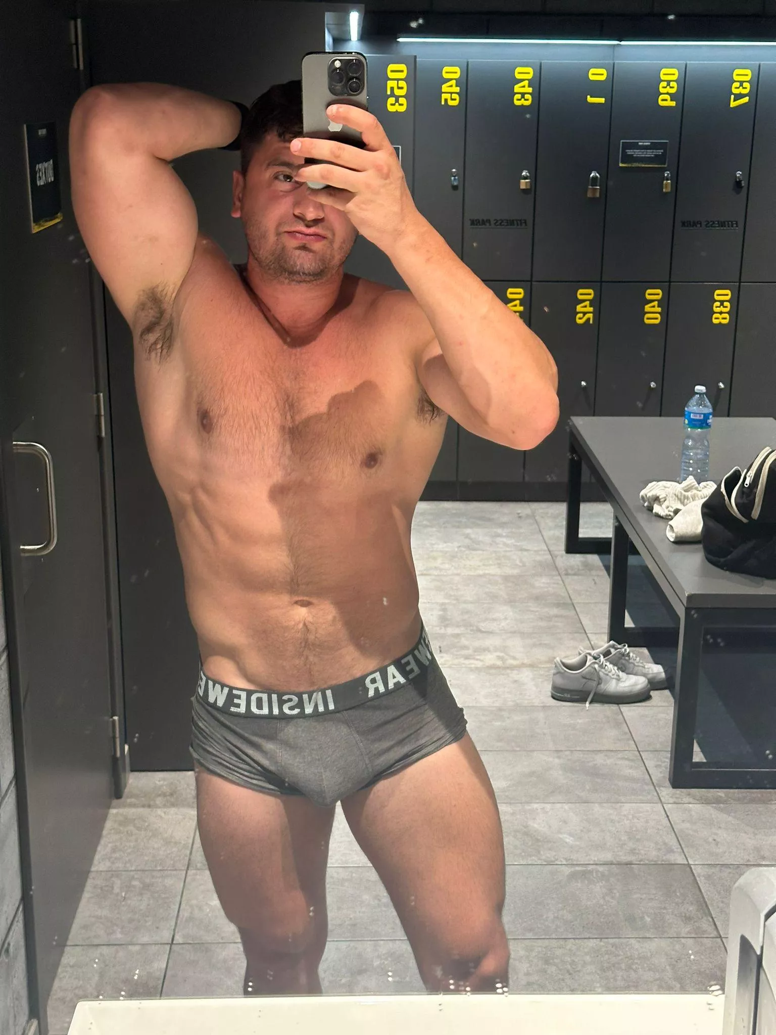 My gym bulge